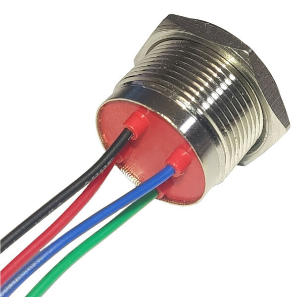 Индикатор антивандальный LAS1-19-D+RGB 12-24VDC (общий анод) - № 2 Индикатор антивандальный LAS1-19-D+RGB 12-24VDC (общий анод) - № 2