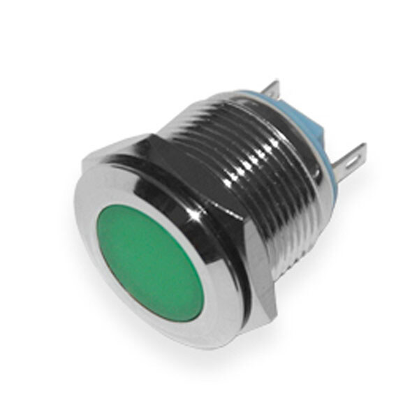 Индикатор антивандальный LAS1-19-D/J 12V AC/DC GREEN - № 1 Индикатор антивандальный LAS1-19-D/J 12V AC/DC GREEN - № 1