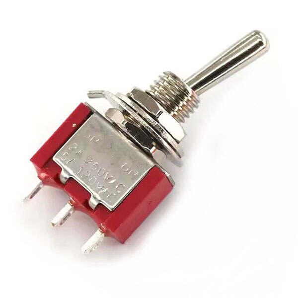 Тумблер MTS-103 Red ON-OFF-ON 3pin - № 1 Тумблер MTS-103 Red ON-OFF-ON 3pin - № 1