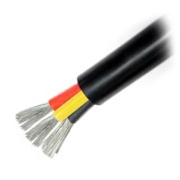 Кабель сигнальный H05SS-F 3x0.5mm2 силиконовый черный - № 1 Кабель сигнальный H05SS-F 3x0.5mm2 силиконовый черный - № 1