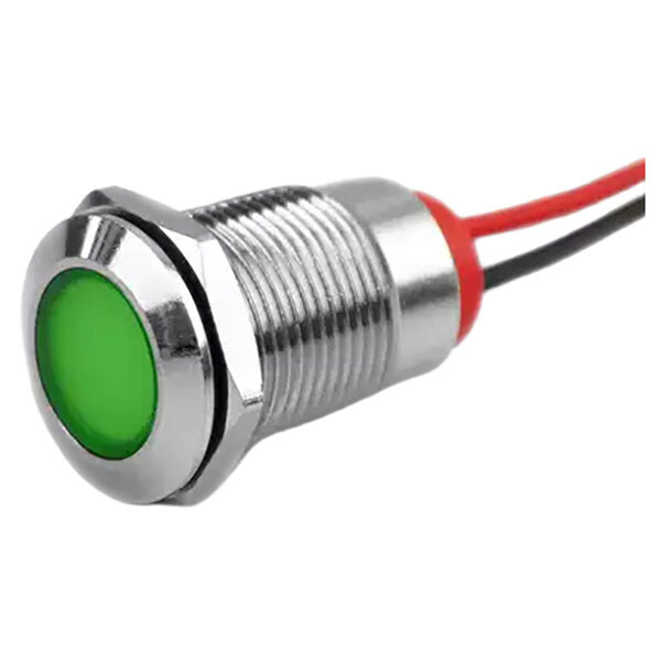 Індикатор антивандальний 12F-D-12-24VG-L Green LED - № 1 Індикатор антивандальний 12F-D-12-24VG-L Green LED - № 1