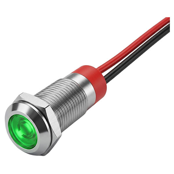 Індикатор антивандальний 8F-D-12-24VG-L Green LED - № 1 Індикатор антивандальний 8F-D-12-24VG-L Green LED - № 1