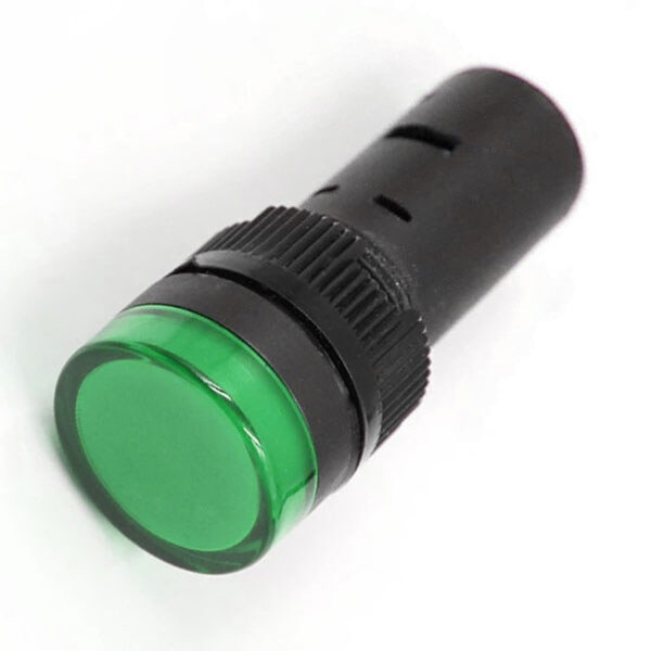 Індикатор щитовий AD16-16С-G 220v Зелений - № 1 Індикатор щитовий AD16-16С-G 220v Зелений - № 1