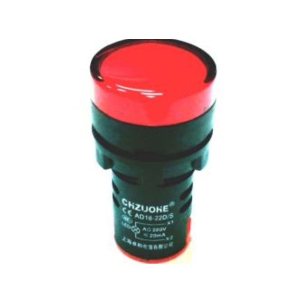 Индикаторная лампа AD16-22DS Red 22-DC.AC 12V PTEN - № 1 Индикаторная лампа AD16-22DS Red 22-DC.AC 12V PTEN - № 1