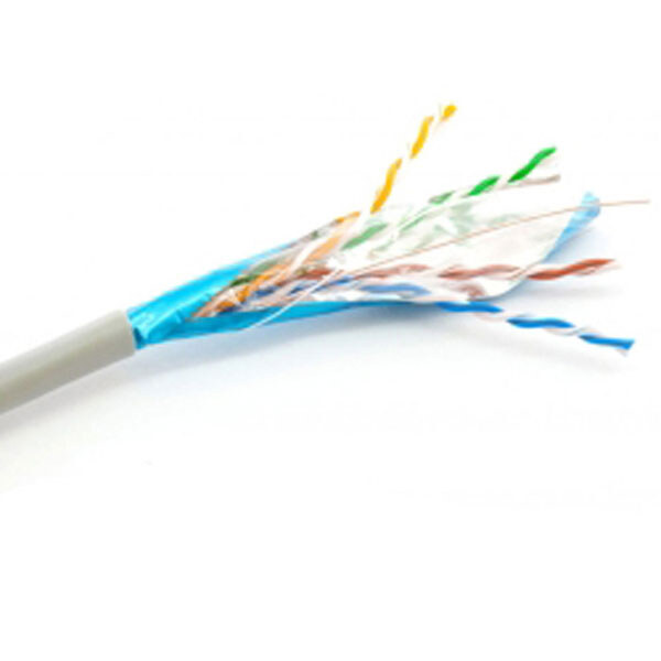 Кабель FTP Cat 5e 4pr CCA 0.5 mm PVC indoor екранований - № 1 Кабель FTP Cat 5e 4pr CCA 0.5 mm PVC indoor екранований - № 1