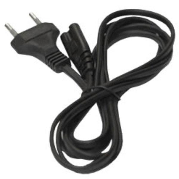 Кабель живлення C7 "8" 2x0.5mm2 Cu 1,5м Чорний - № 1 Кабель живлення C7 "8" 2x0.5mm2 Cu 1,5м Чорний - № 1
