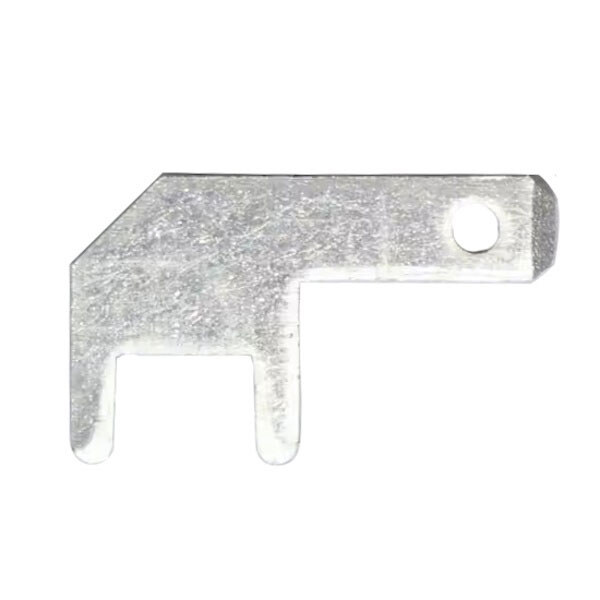 Клема ножова Вилка на плату 2.8*0.8mm кутова - № 1 Клема ножова Вилка на плату 2.8*0.8mm кутова - № 1