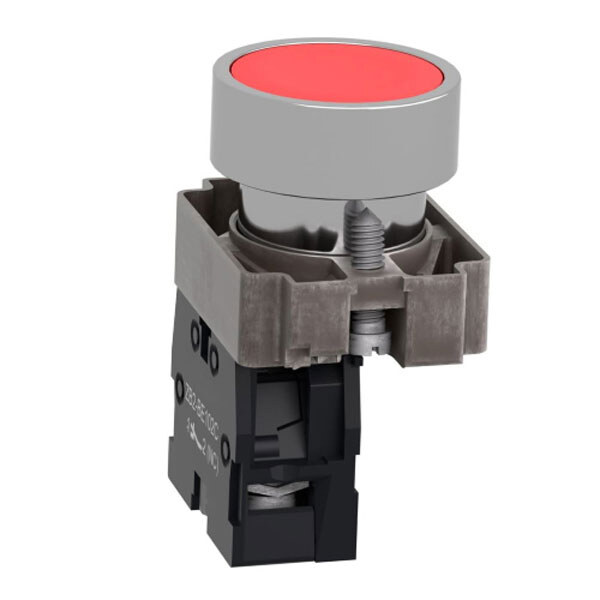 Кнопка щитовая XB2-BA42C 1NC 10A Красная - № 1 Кнопка щитовая XB2-BA42C 1NC 10A Красная - № 1