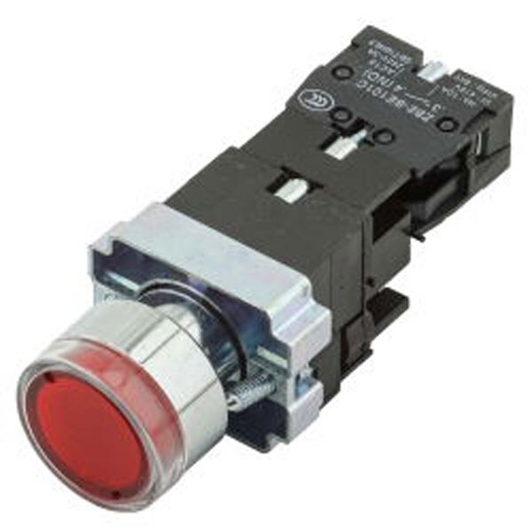 Кнопка щитова XB2-BW3462 1no 10a OFF-ON 220v LED Червона - № 1 Кнопка щитова XB2-BW3462 1no 10a OFF-ON 220v LED Червона - № 1