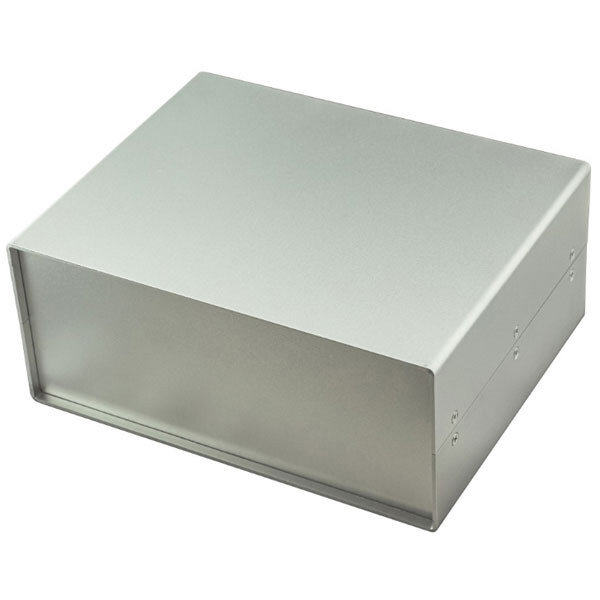 Корпус алюминиевый 120*280*220мм KH-195-15 Silver - № 1 Корпус алюминиевый 120*280*220мм KH-195-15 Silver - № 1