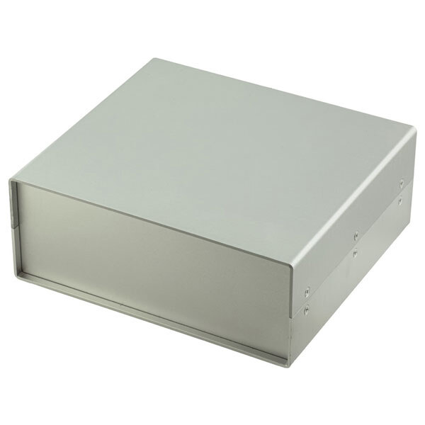 Корпус алюмінієвий 95*245*220мм KH-195-4 Silver - № 1 Корпус алюмінієвий 95*245*220мм KH-195-4 Silver - № 1