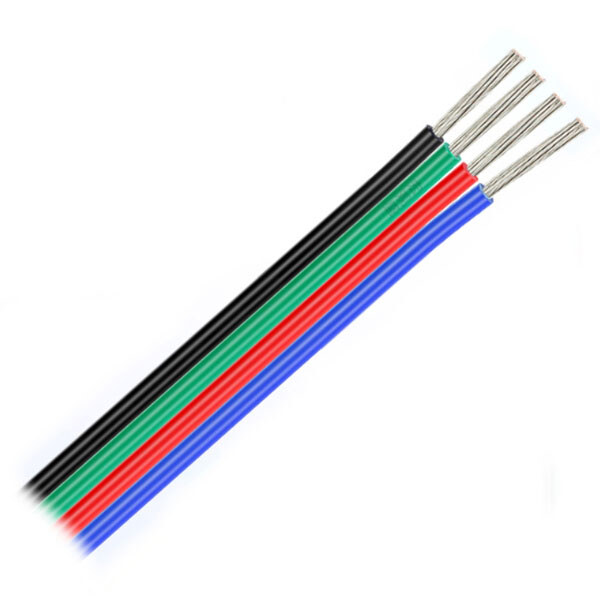 Шлейф плоский RGB 4-pin 20AWG 21*0.16mm - № 1 Шлейф плоский RGB 4-pin 20AWG 21*0.16mm - № 1