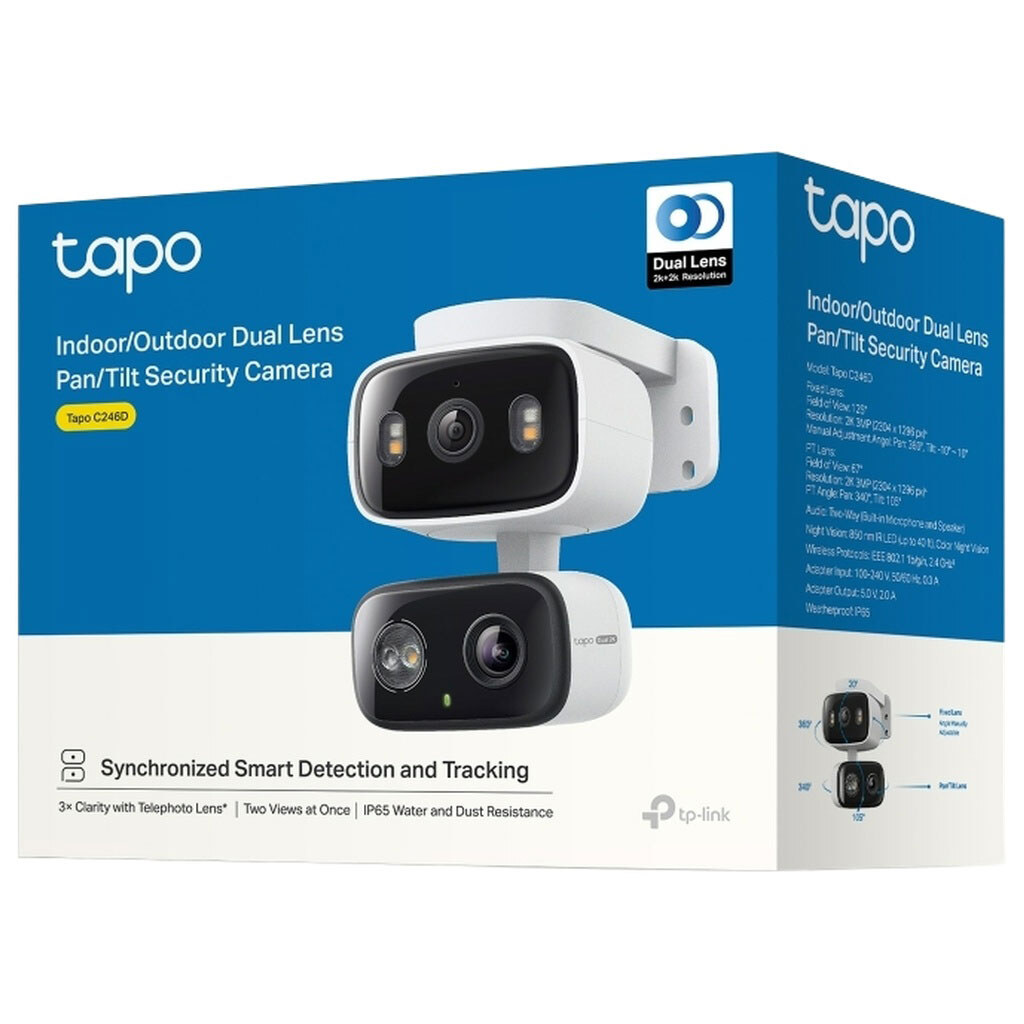 IP камера TP-Link Tapo C246D, Белый - № 4 IP камера TP-Link Tapo C246D, Белый - № 4