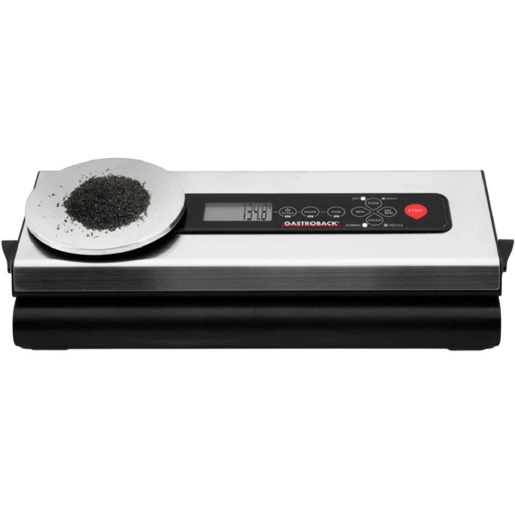Вакуумный упаковщик Gastroback Design Vacuum Sealer Advanced Scale, Серый - № 4 Вакуумный упаковщик Gastroback Design Vacuum Sealer Advanced Scale, Серый - № 4