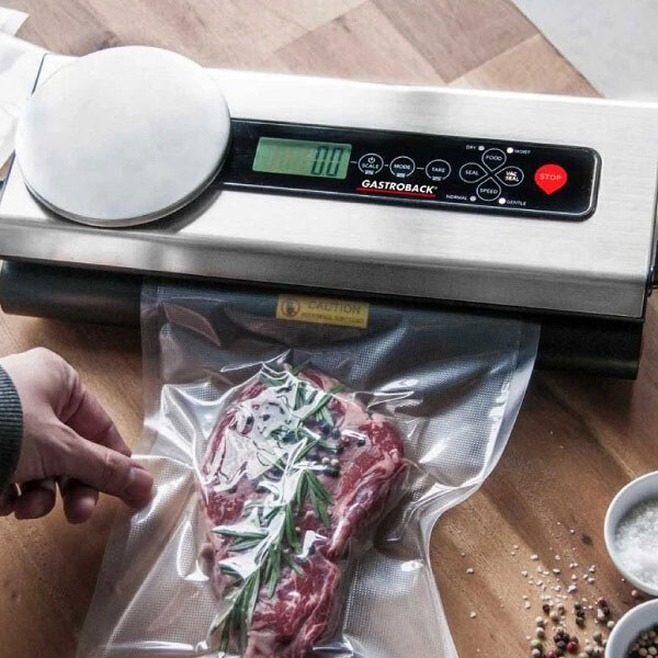 Вакуумный упаковщик Gastroback Design Vacuum Sealer Advanced Scale, Серый - № 7 Вакуумный упаковщик Gastroback Design Vacuum Sealer Advanced Scale, Серый - № 7