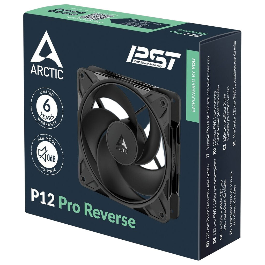 Вентилятор Arctic P14 Pro Reverse, Черный - № 3 Вентилятор Arctic P14 Pro Reverse, Черный - № 3
