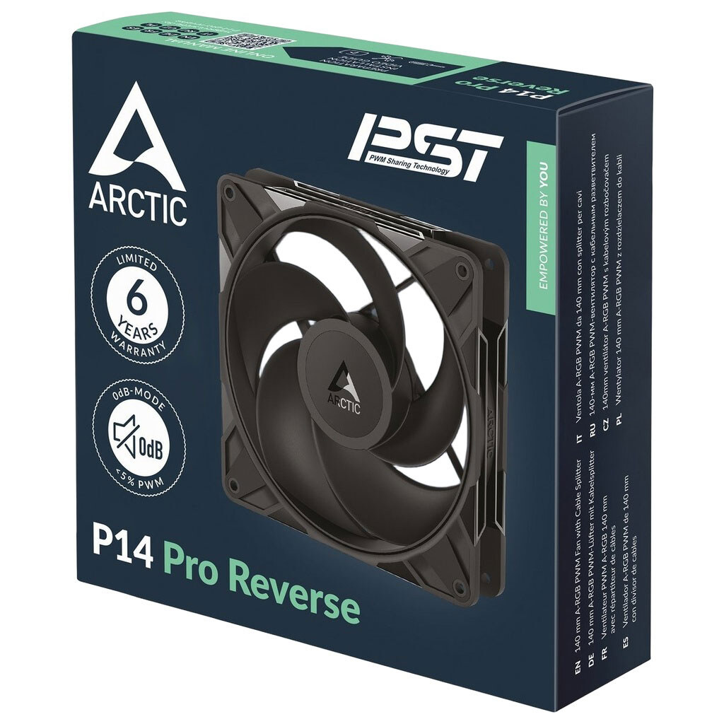 Вентилятор Arctic P14 Pro Reverse, Черный - № 3 Вентилятор Arctic P14 Pro Reverse, Черный - № 3