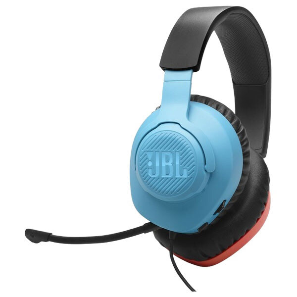 Гарнитура JBL Quantum 100N, С микрофоном, Голубой - № 1 Гарнитура JBL Quantum 100N, С микрофоном, Голубой - № 1