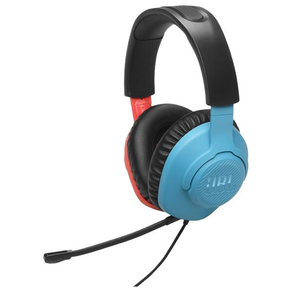 Гарнитура JBL Quantum 100N, С микрофоном, Голубой - № 4 Гарнитура JBL Quantum 100N, С микрофоном, Голубой - № 4