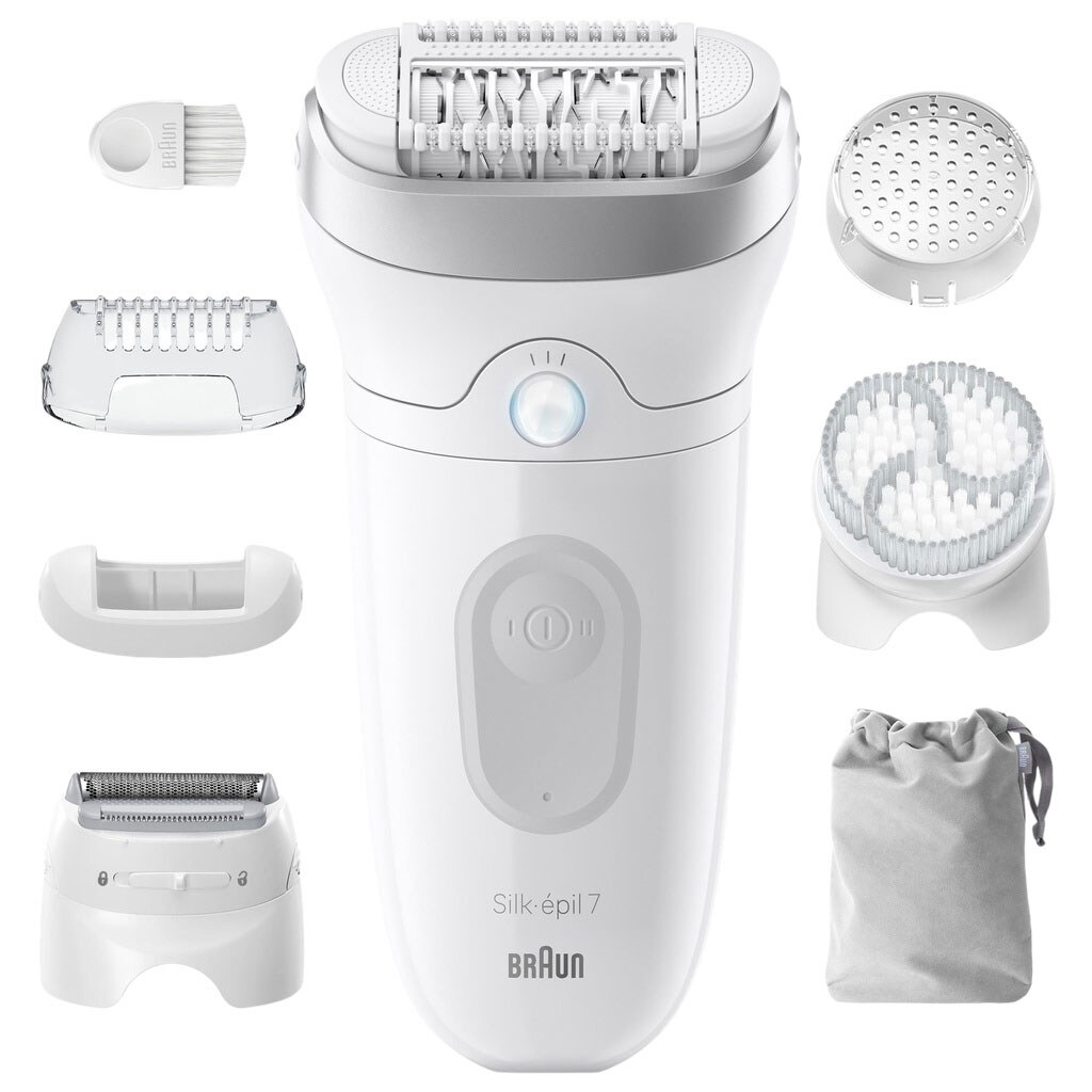 Эпилятор Braun Silk-epil 7 SE 7-060, Белый - № 1 Эпилятор Braun Silk-epil 7 SE 7-060, Белый - № 1