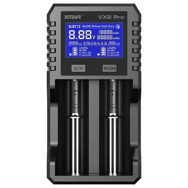 Зарядное устройство XTAR VX2 Pro - № 1 Зарядное устройство XTAR VX2 Pro - № 1