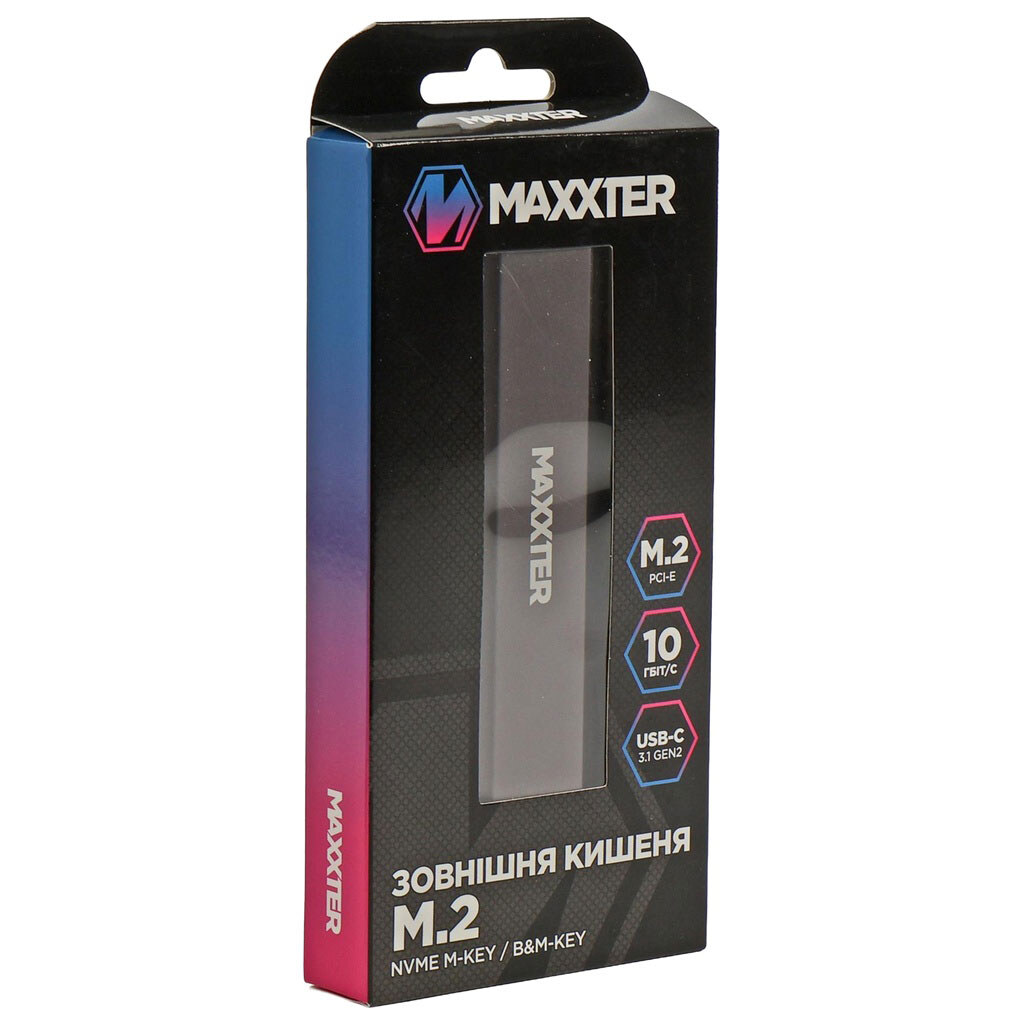 Внешний USB карман для SSD Maxxter, Черный - № 4 Внешний USB карман для SSD Maxxter, Черный - № 4