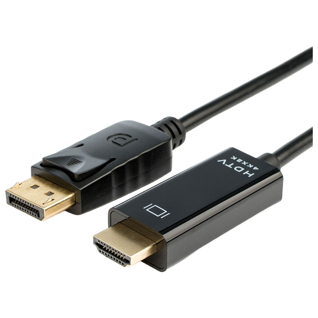 Кабель Atcom DisplayPort - HDMI, 5.0 м., Черный - № 2 Кабель Atcom DisplayPort - HDMI, 5.0 м., Черный - № 2