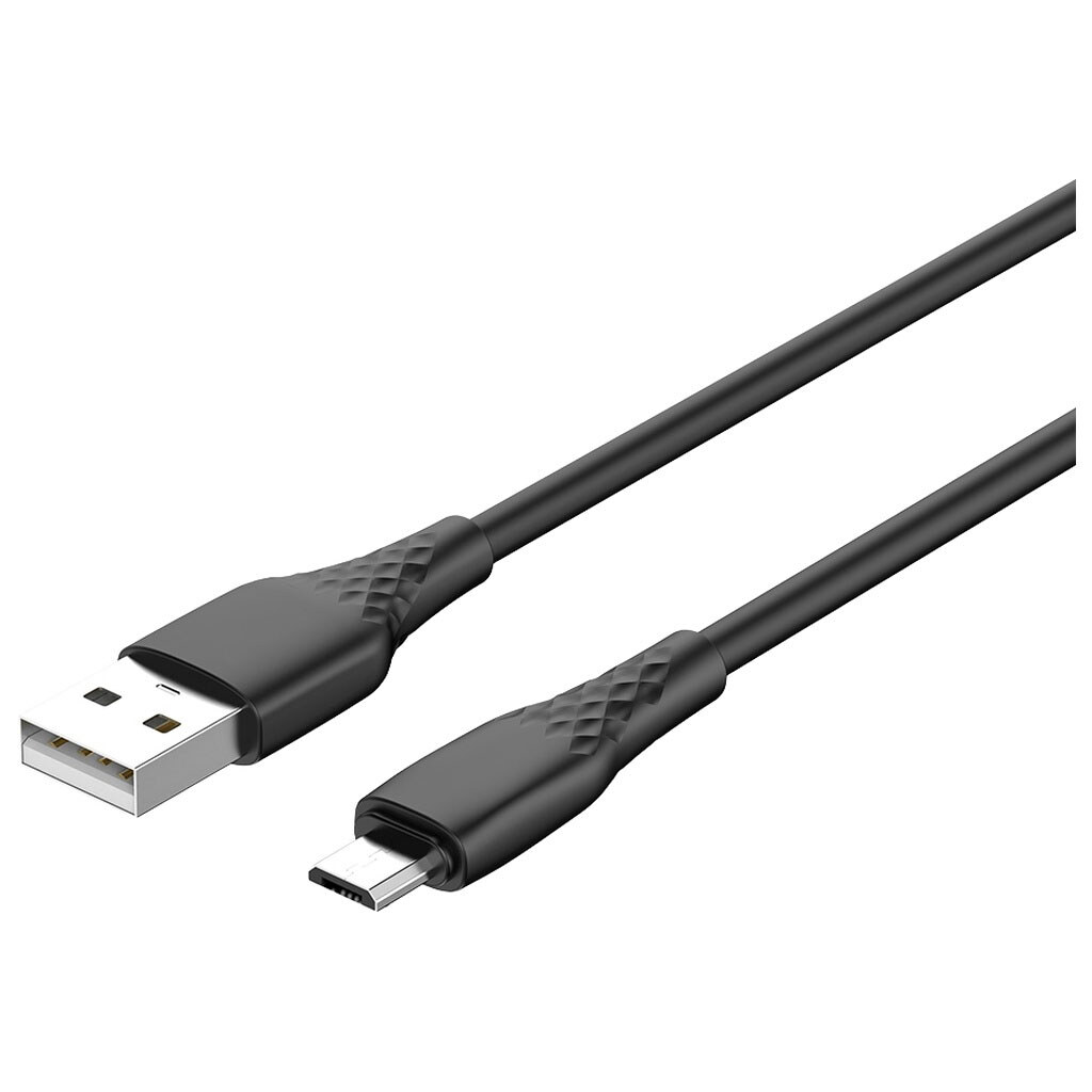 USB кабель ColorWay CW-CBUM094-BK, MicroUSB, 1.0 м., Черный - № 2 USB кабель ColorWay CW-CBUM094-BK, MicroUSB, 1.0 м., Черный - № 2