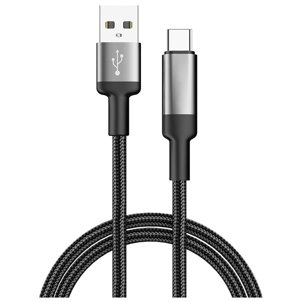 USB кабель ColorWay CW-CBUC096-BK, Type-C, 1.0 м., Черный - № 1 USB кабель ColorWay CW-CBUC096-BK, Type-C, 1.0 м., Черный - № 1