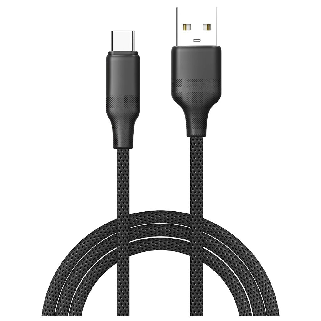 USB кабель ColorWay CW-CBUC102-BK, Type-C, 2.0 м., Черный - № 1 USB кабель ColorWay CW-CBUC102-BK, Type-C, 2.0 м., Черный - № 1