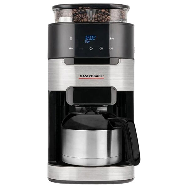 Кофеварка Gastroback Coffee Machine Grind & Brew Pro Thermo, Черный - № 1 Кофеварка Gastroback Coffee Machine Grind & Brew Pro Thermo, Черный - № 1