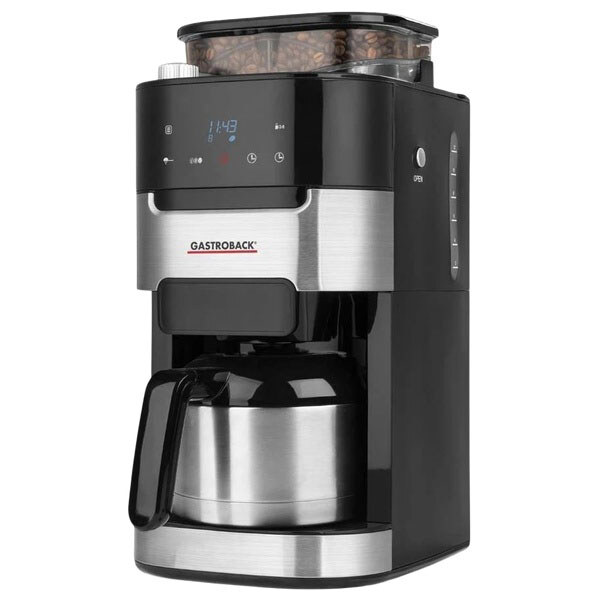 Кофеварка Gastroback Coffee Machine Grind & Brew Pro Thermo, Черный - № 2 Кофеварка Gastroback Coffee Machine Grind & Brew Pro Thermo, Черный - № 2