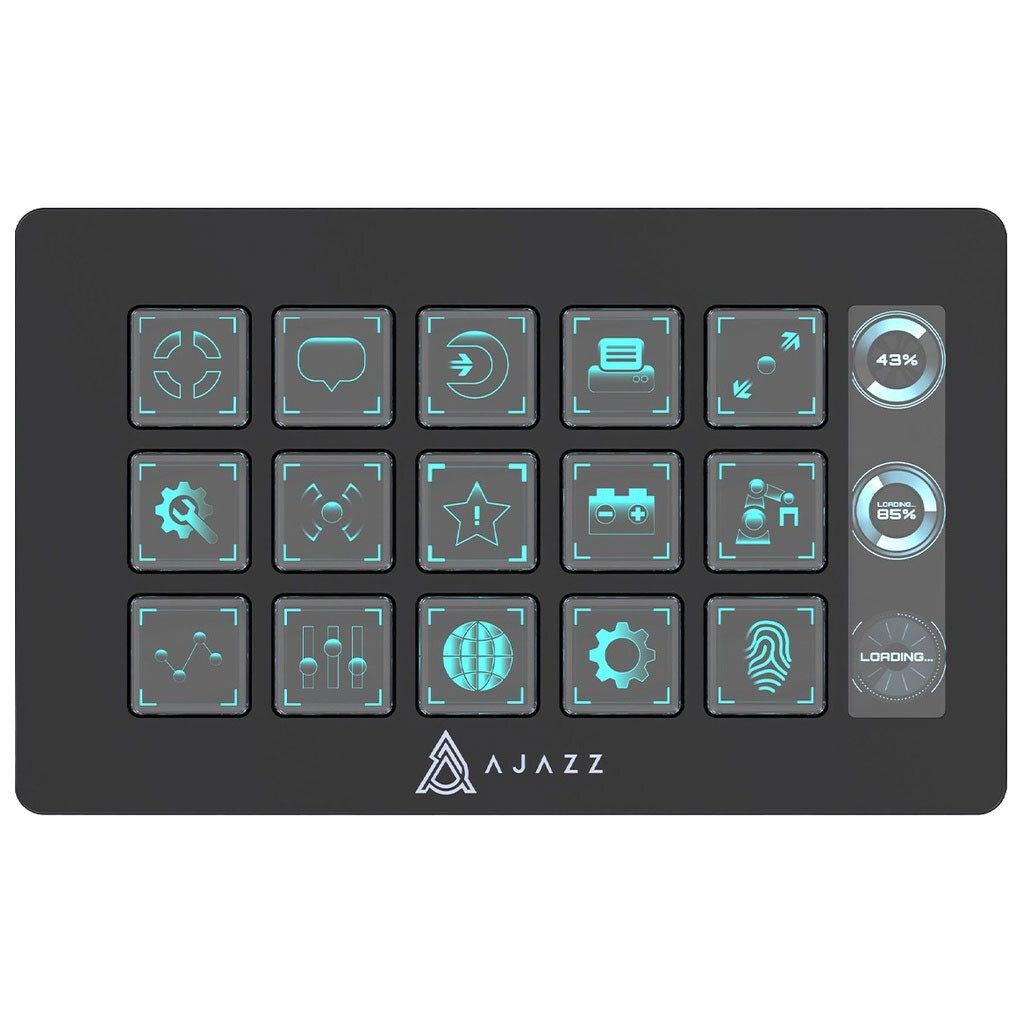 Контроллер для стриминга Ajazz AKP153E, Черный - № 1 Контроллер для стриминга Ajazz AKP153E, Черный - № 1
