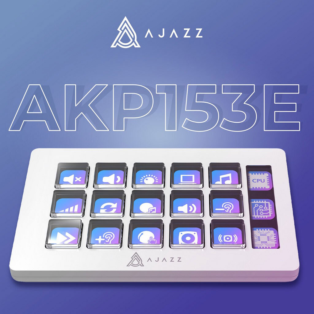 Контроллер для стриминга Ajazz AKP153E, Белый - № 3 Контроллер для стриминга Ajazz AKP153E, Белый - № 3