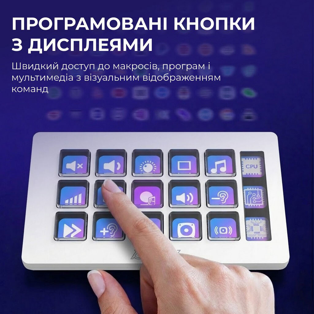Контроллер для стриминга Ajazz AKP153E, Белый - № 6 Контроллер для стриминга Ajazz AKP153E, Белый - № 6