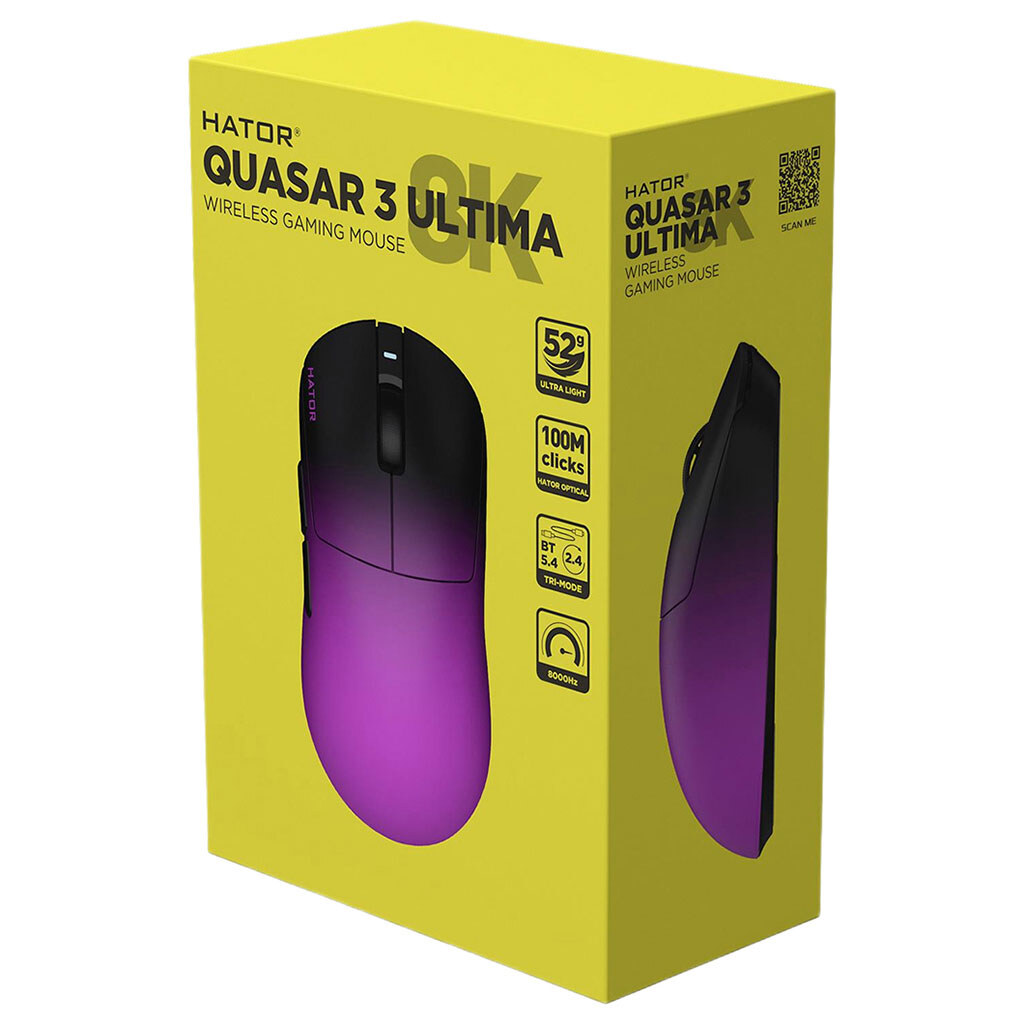 Миша Hator Quasar 3 Ultima, Чорний - № 7 Миша Hator Quasar 3 Ultima, Чорний - № 7