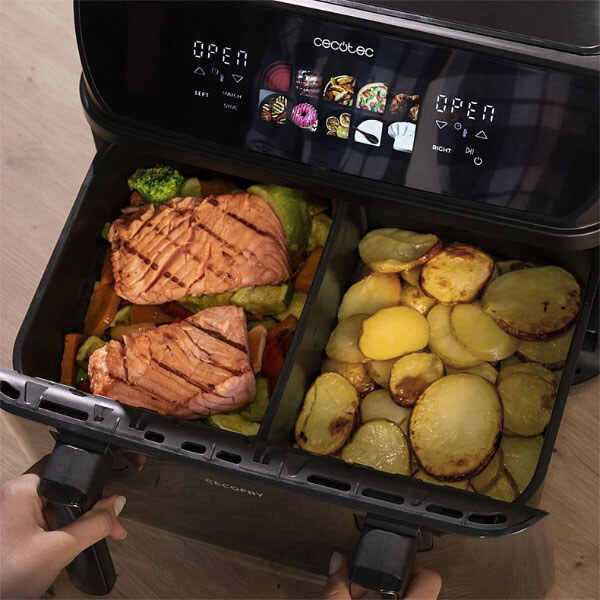 Мультипечь Cecotec Cecofry&Grill Duoheat 10000, Черный - № 7 Мультипечь Cecotec Cecofry&Grill Duoheat 10000, Черный - № 7