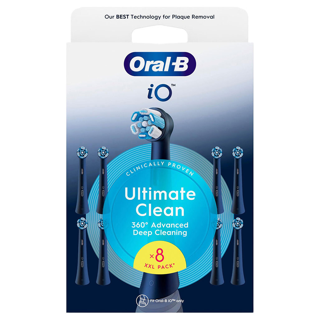 Насадка для зубной щетки Braun Oral-B iO RB CBF-8 Ultimate, Черный - № 3 Насадка для зубной щетки Braun Oral-B iO RB CBF-8 Ultimate, Черный - № 3
