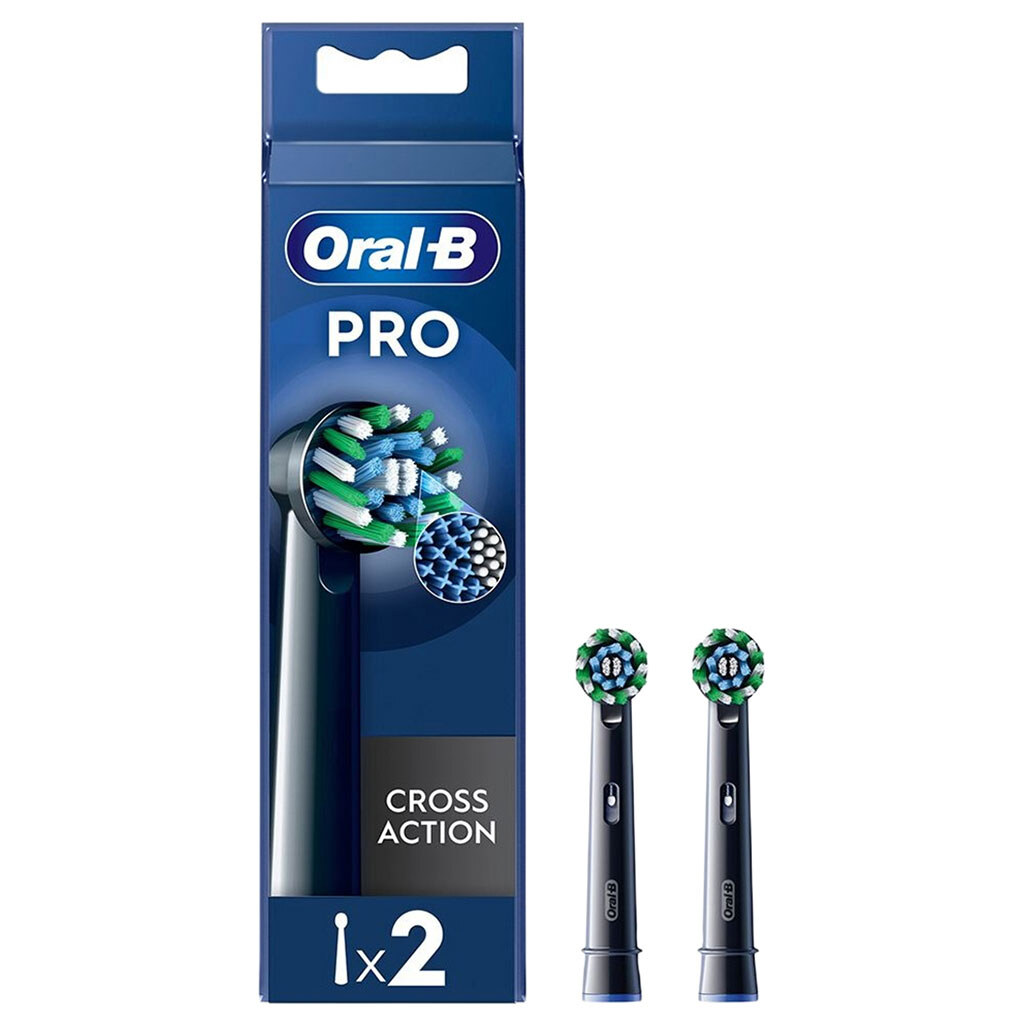 Насадка для зубной щетки Braun Oral-B Pro Cross Action EB50BRX, Черный - № 2 Насадка для зубной щетки Braun Oral-B Pro Cross Action EB50BRX, Черный - № 2