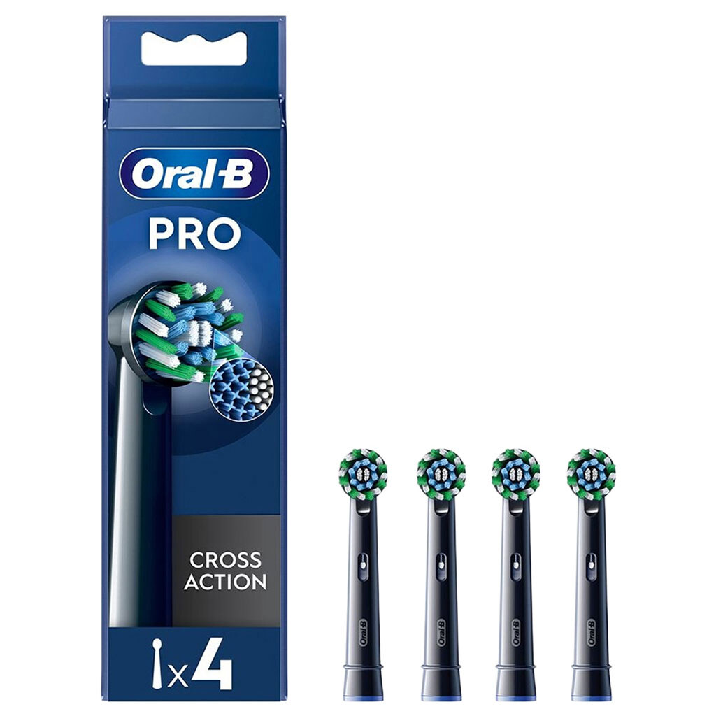 Насадка для зубной щетки Braun Oral-B Pro Cross Action EB50BRX, Черный - № 2 Насадка для зубной щетки Braun Oral-B Pro Cross Action EB50BRX, Черный - № 2