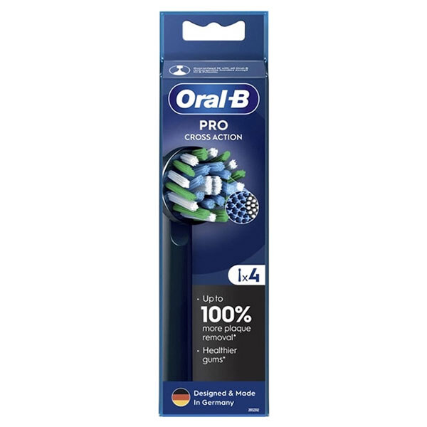 Насадка для зубной щетки Braun Oral-B Pro Cross Action EB50BRX, Черный - № 3 Насадка для зубной щетки Braun Oral-B Pro Cross Action EB50BRX, Черный - № 3