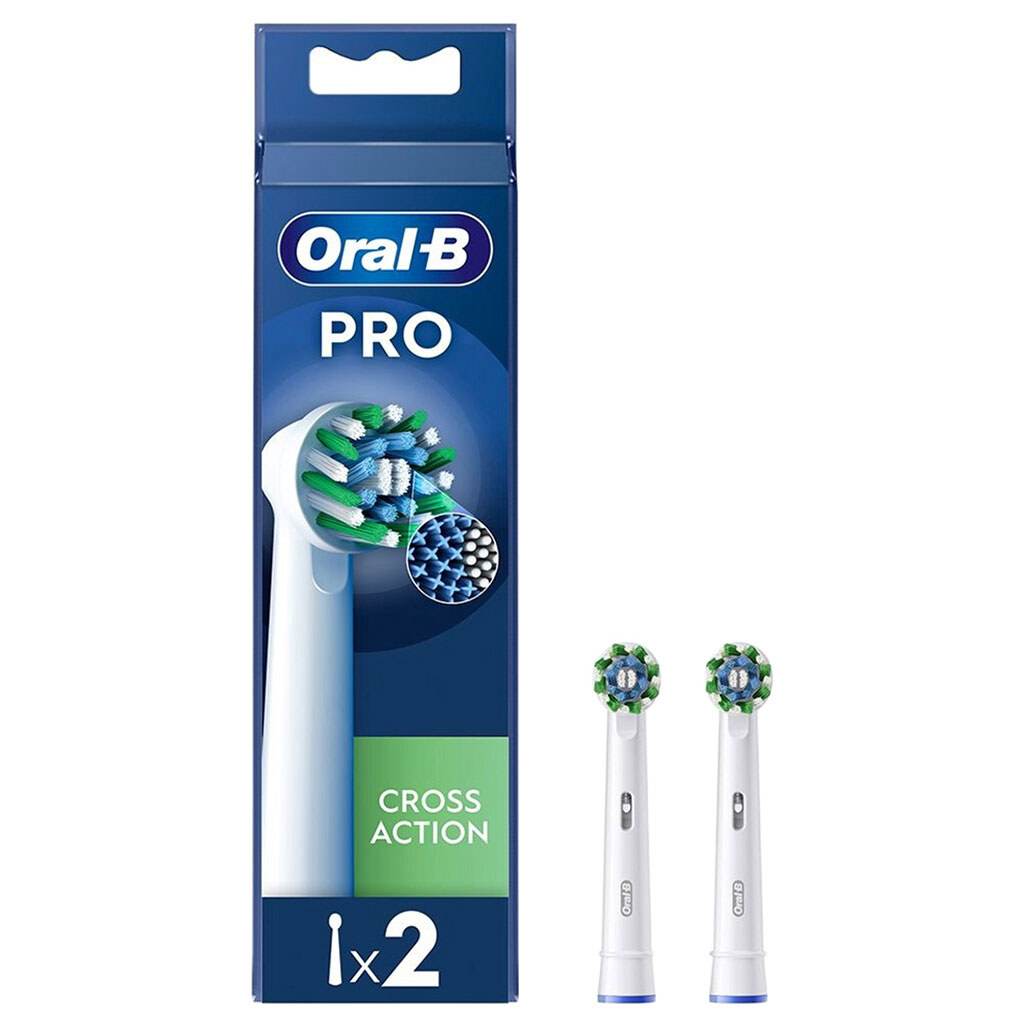 Насадка для зубной щетки Braun Oral-B Pro Cross Action EB50RX, Белый - № 2 Насадка для зубной щетки Braun Oral-B Pro Cross Action EB50RX, Белый - № 2