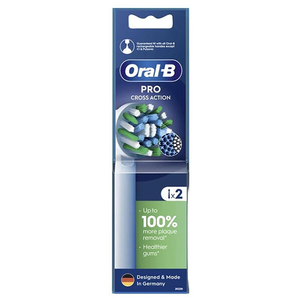 Насадка для зубной щетки Braun Oral-B Pro Cross Action EB50RX, Белый - № 3 Насадка для зубной щетки Braun Oral-B Pro Cross Action EB50RX, Белый - № 3