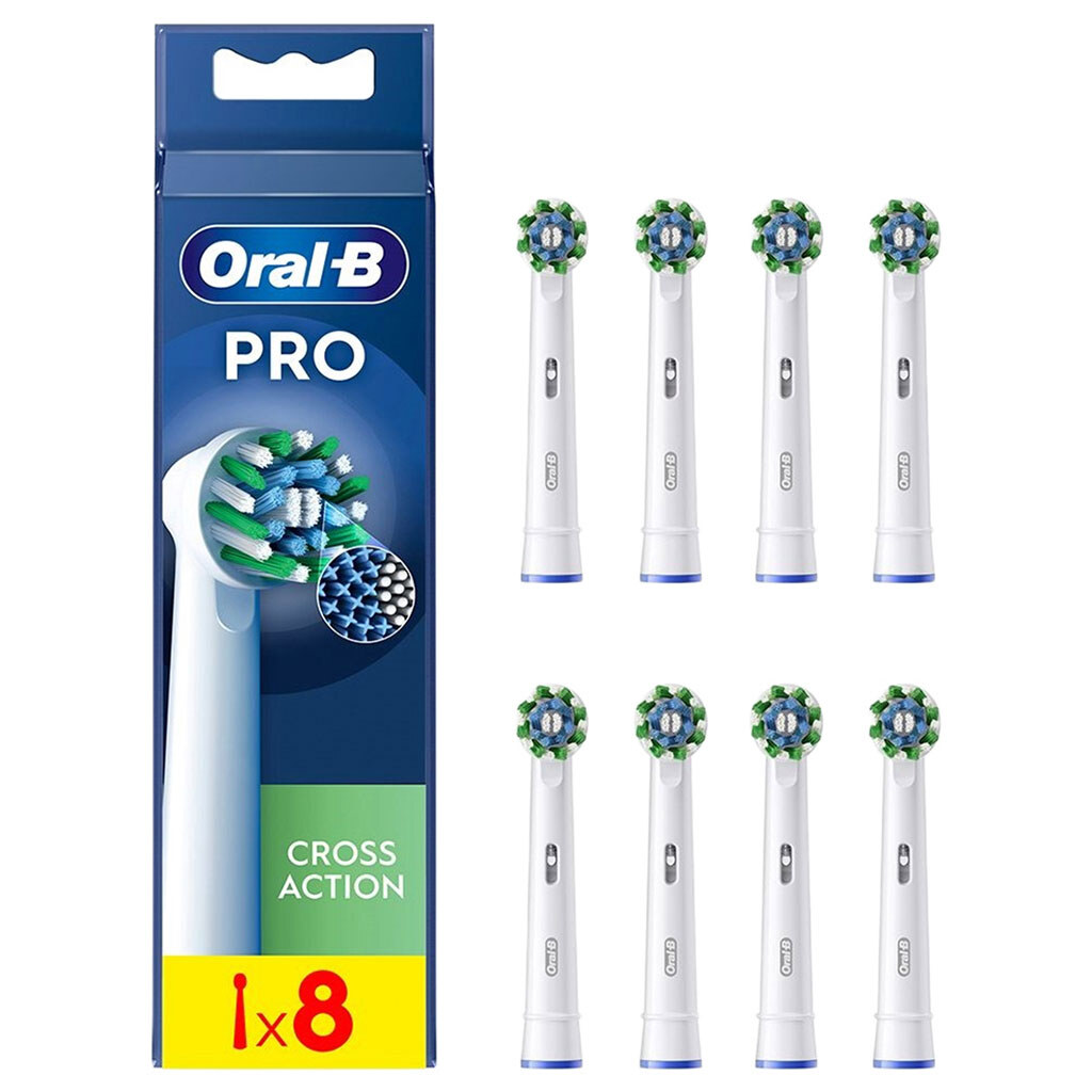 Насадка для зубной щетки Braun Oral-B Pro Cross Action EB50RX, Белый - № 2 Насадка для зубной щетки Braun Oral-B Pro Cross Action EB50RX, Белый - № 2