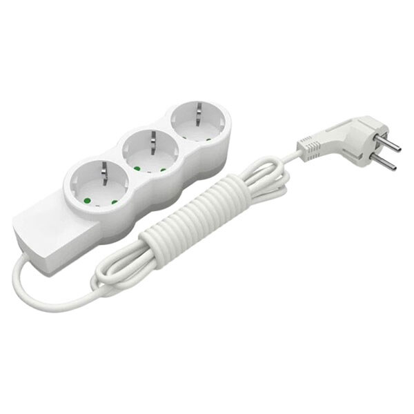 Сетевой удлинитель Electrum C-ES-1541, 3.0 м., Белый - № 1 Сетевой удлинитель Electrum C-ES-1541, 3.0 м., Белый - № 1