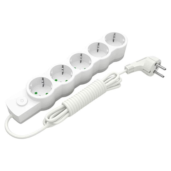 Сетевой удлинитель Electrum C-ES-1547, 3.0 м., Белый - № 1 Сетевой удлинитель Electrum C-ES-1547, 3.0 м., Белый - № 1