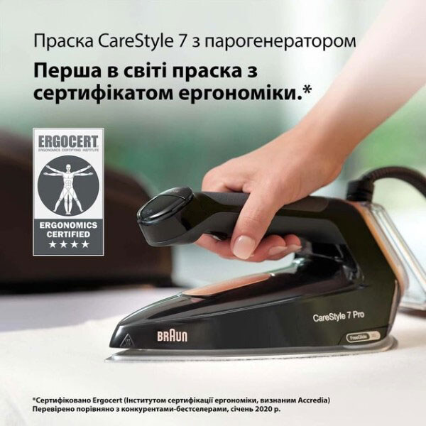 Утюг Braun IS 7286BK SS, Черный - № 8 Утюг Braun IS 7286BK SS, Черный - № 8