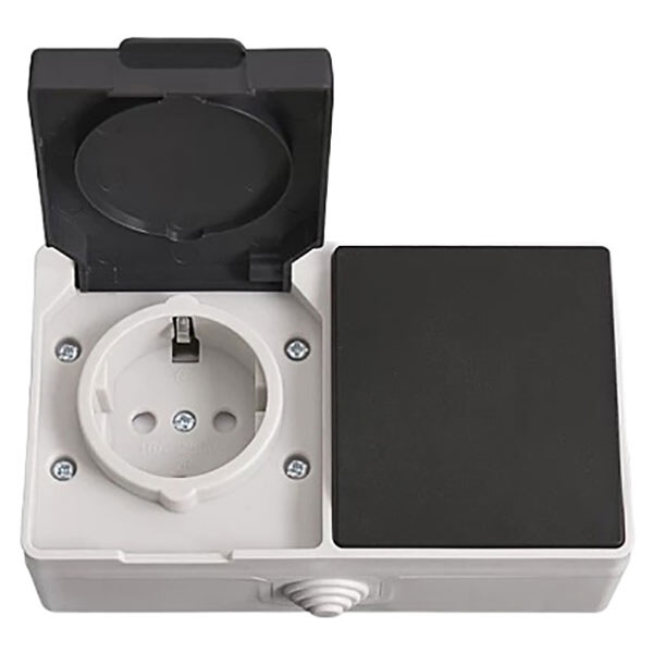 Розетка ELM OSW-10EC, Белый - № 1 Розетка ELM OSW-10EC, Белый - № 1