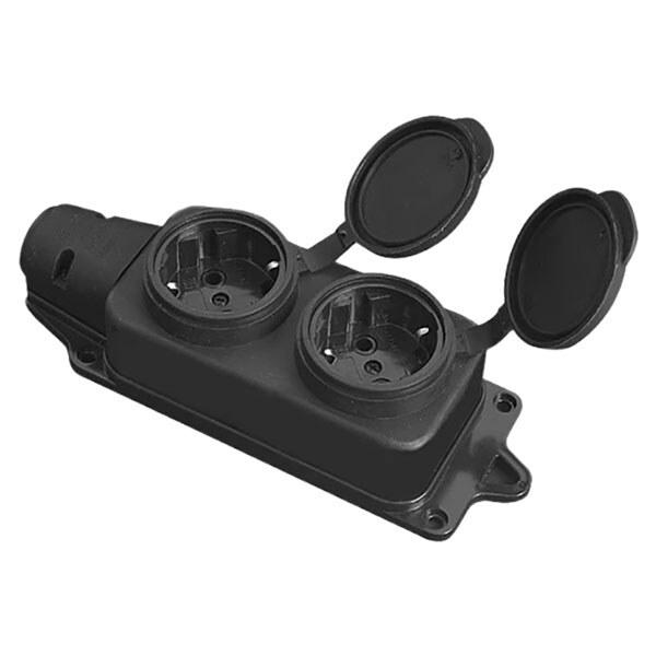 Розеточный модуль ELM SMR-20EC, Черный - № 1 Розеточный модуль ELM SMR-20EC, Черный - № 1