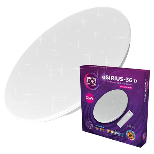 Потолочный светильник ELM Sirius 26-0074, Белый - № 5 Потолочный светильник ELM Sirius 26-0074, Белый - № 5